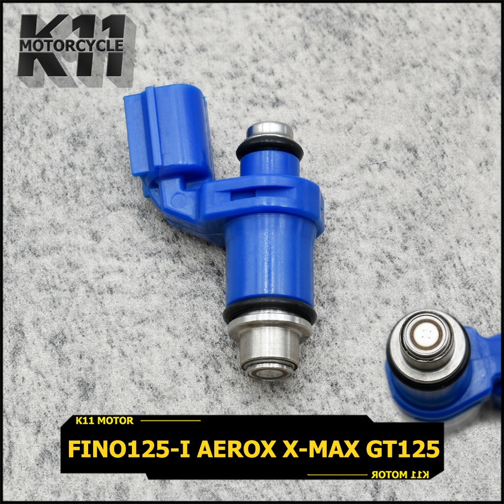 หัวฉีดมอไซค์ FINO 125-I Aerox X-Max GT125 หัวฉีดเดิม 4รู 125cc ตัวสั้น หัวฉีดน้ำมัน สินค้าคุณภาพ ใส่แทนของเดิมได้ มีของส