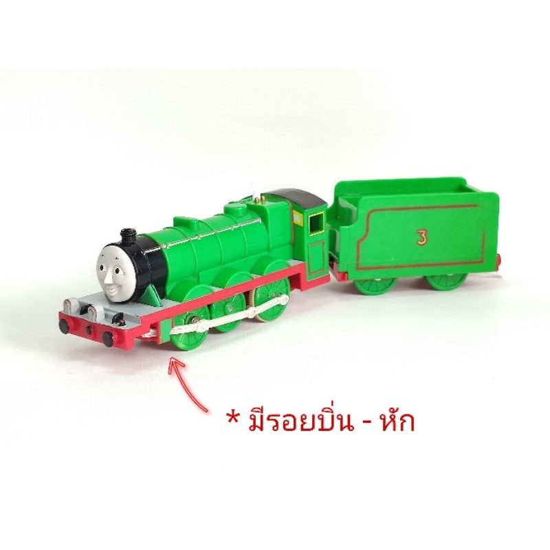 (#SP059) Tomy Plarail รถไฟโทมัส เฮนรี่ (มีตำหนิ) Thomas Henry NO.3 [🇯🇵สินค้ามือสองจากญี่ปุ่น]