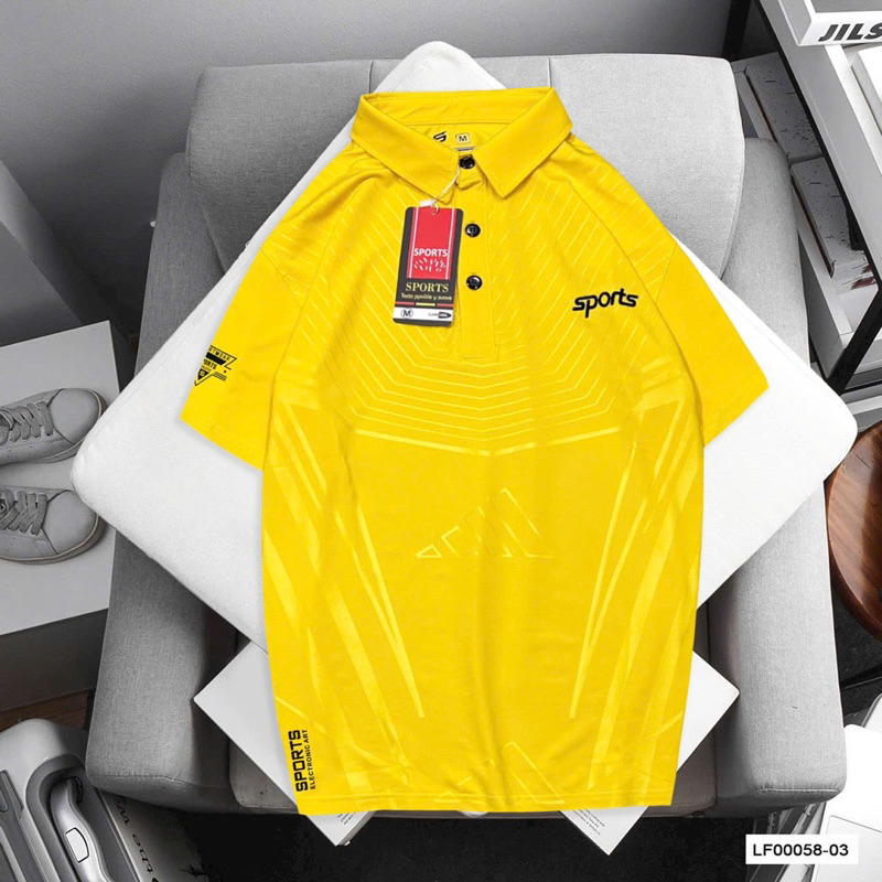 พร้อมส่ง! เสื้อกีฬาสปอร์ตคอปก SPORTS เสื้อบอล มีครบไซส์ผ้านิ่มใส่สบายใส่ออกกำลังกาย ระบายความร้อนได้ดี