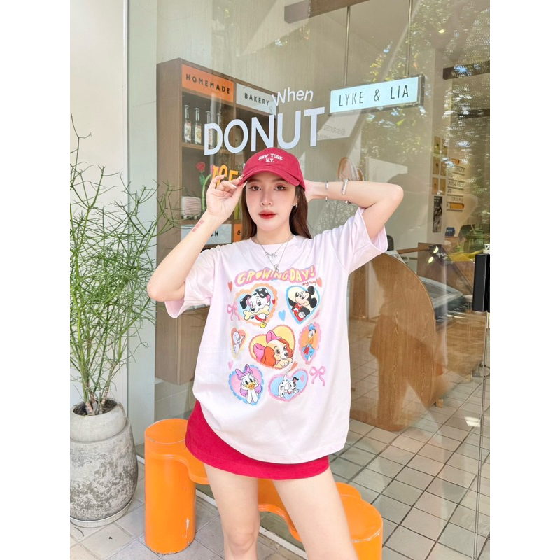 เสื้อยืดผ้านำเข้าคอตตอนเนื้อนิ่ม 100% นุ่ม ใส่สบายตัวทรงสวย