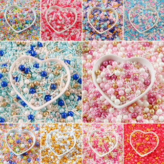 Baker Tree เม็ดน้ำตาลแต่งขนม รหัส A ทานได้ หลายแบบ สีสวย เม็…