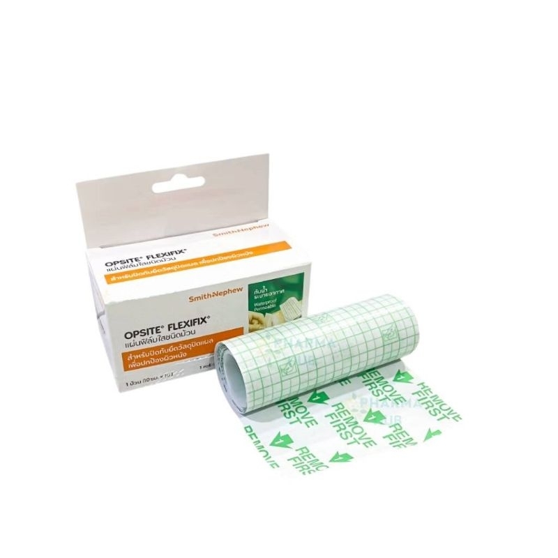 OPSITE FLEXIFIX แผ่นฟิมล์ใสชนิดม้วน #แผ่นกันน้ำระบายอากศ
