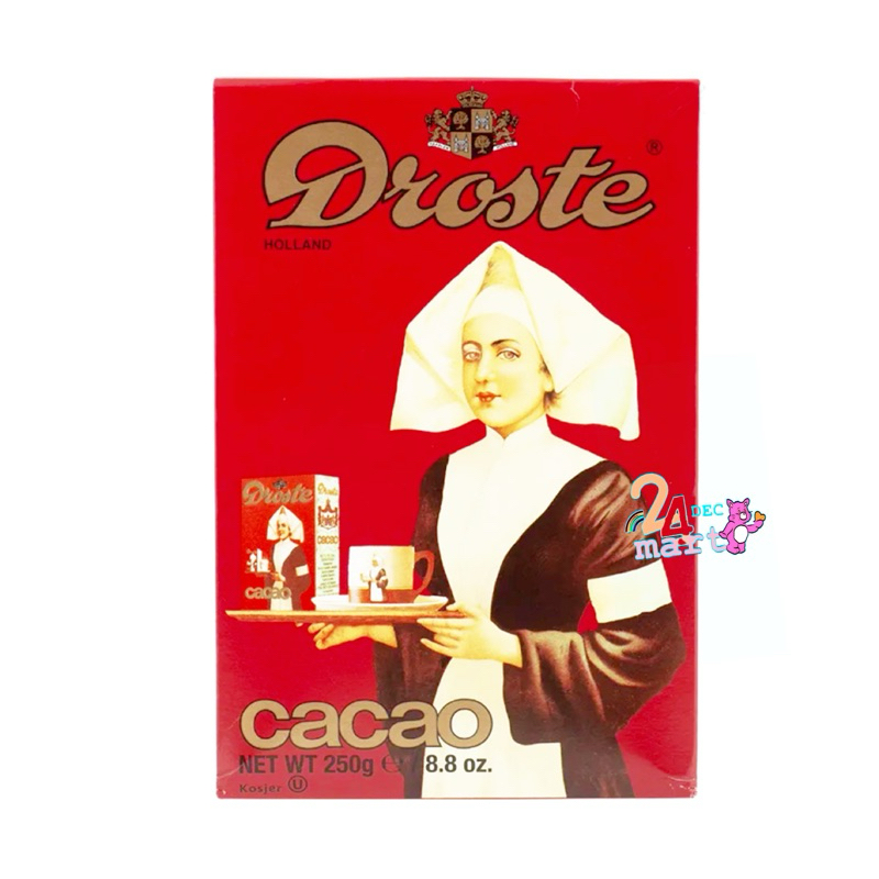 โดรสเต้ โกโก้ พาวเดอร์ 250 กรัม - (เนเธอร์แลนด์) Droste Cocoa Powder (8.8 Oz) โดรสเต้ (ตรานางพยาบาล)