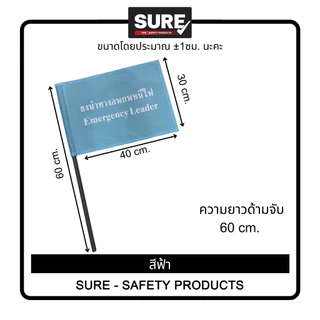 [ออกใบกำกับภาษีได้] ธงอพยพหนีไฟ ธงอพยพ ธงนำทาง ธงซ้อมหนีไฟ 30*40 ซม. (พร้อมส่งในไทย/รวมVatแล้วค่ะ)
