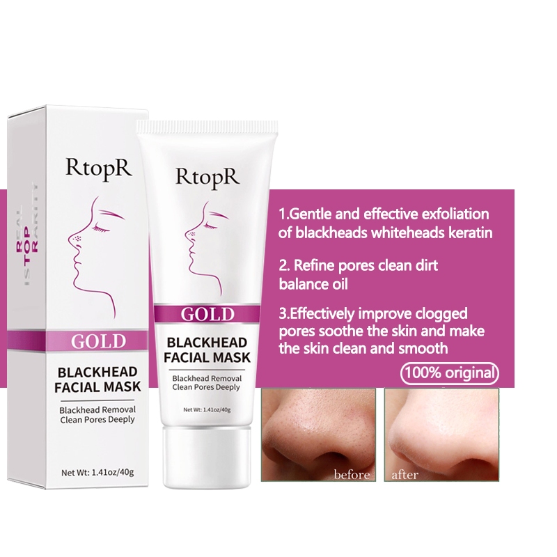 Rtopr FDA มาสก์โคลน ทําความสะอาดผิวหน้า กําจัดสิวหัวดํา 40 กรัม