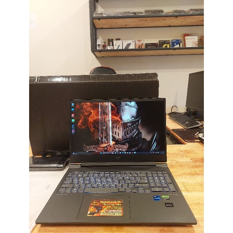 HP VICTUS16-R1129TX.2024 (2K 165Hz sRGB100%)i7-14650HX RTX4070 RAM32GB.DDR5 SSD1TB.Gen4 สภาพนางฟ้า99