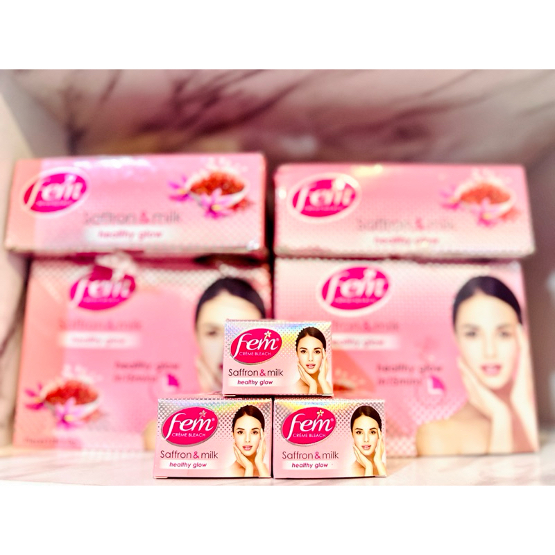fem  saffron  & milk healthy glow in 15 mins ขนาด 8 กรัม