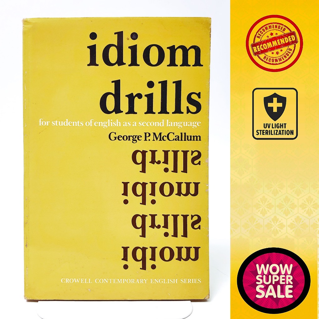 หนังสือแบบฝึกหัดสำนวนอังกฤษ Idiom Drills Thailand Edition