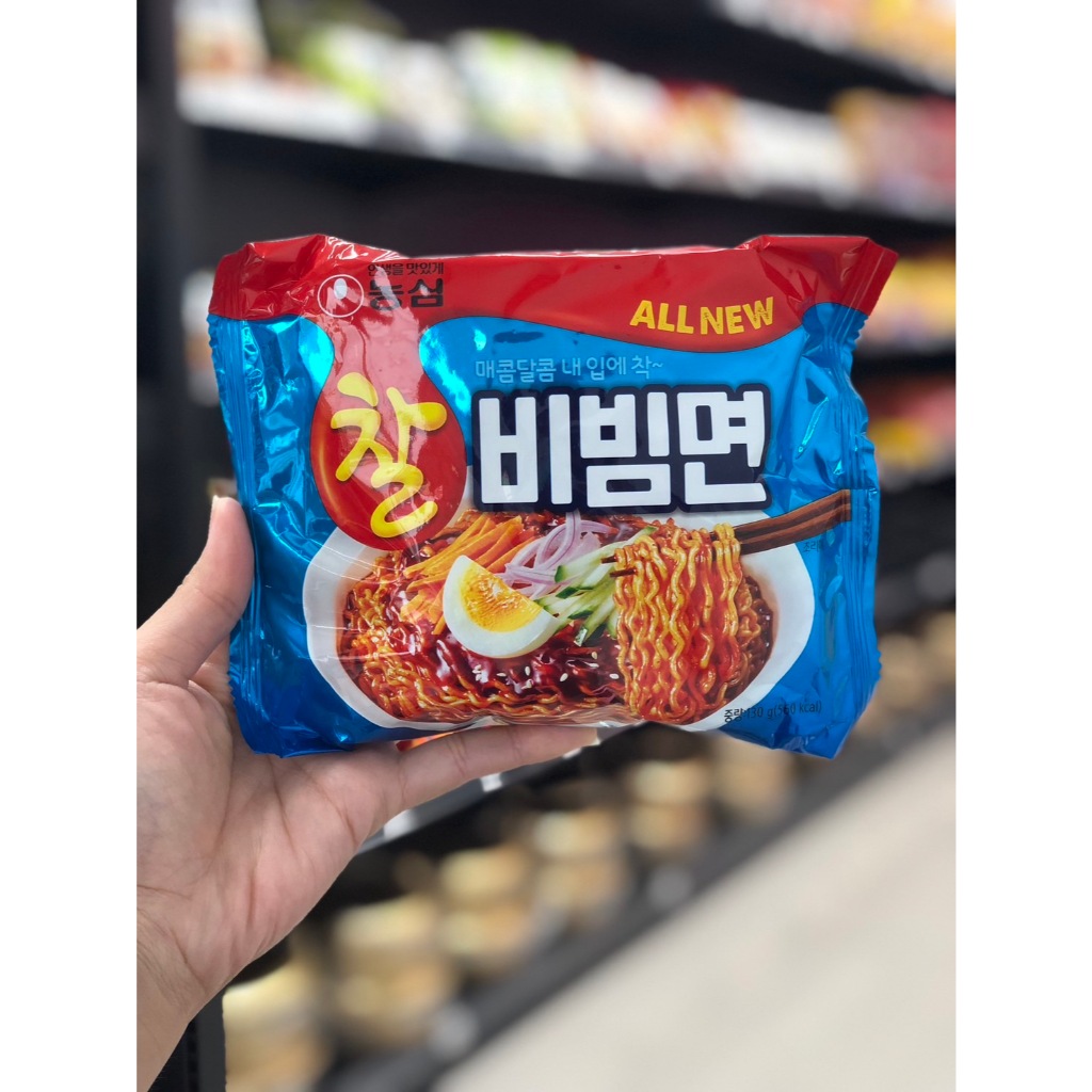 Nongshim Chal Bibimmyeon บะหมี่กึ่งสำเร็จรูป รสเผ็ดแบบแห้ง 130g