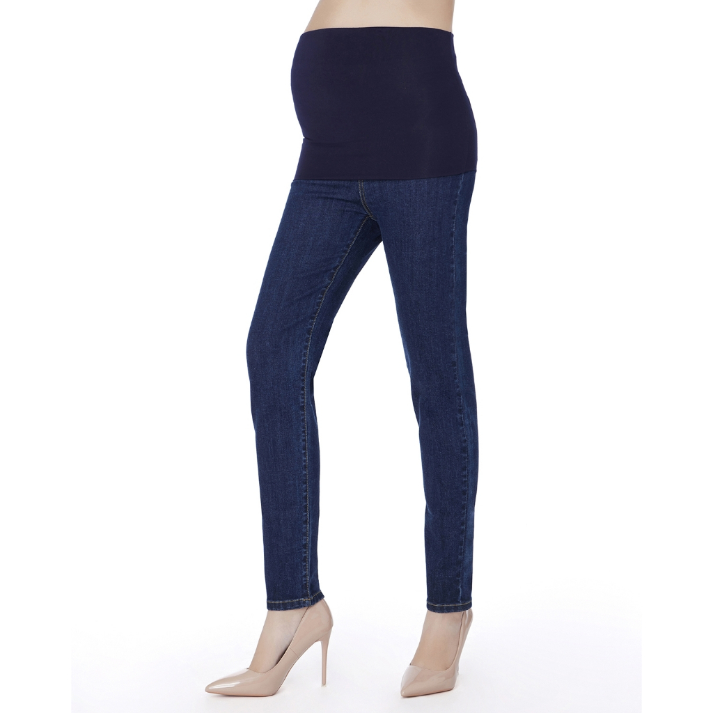 Nitan (นิทาน) กางเกงยีนส์คนท้อง กางเกงพยุงครรภ์ ช่วยลดอาการหน่วงท้อง รุ่น Jenny Maternity Jeans