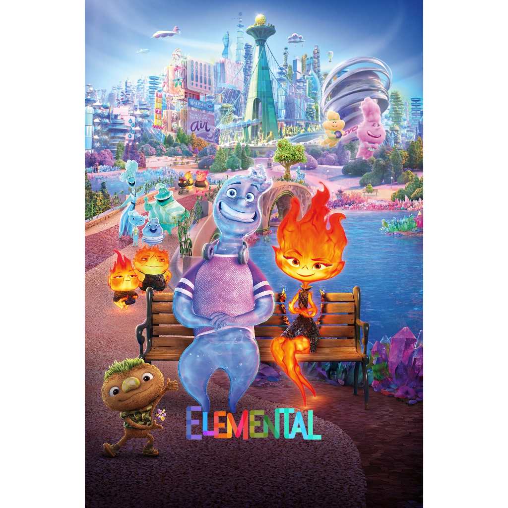 DVD การ์ตูน Elemental (2023) เมืองอลวนธาตุอลเวง แผ่นดีวีดี อนิเมชั่น พากย์ไทย 5.1 อังกฤษ 5.1 ซับไทย