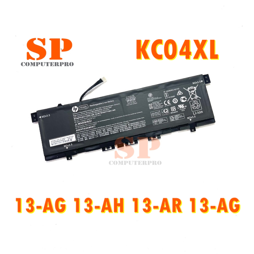 แบตเตอรี่โน๊ตบุ๊คแท้ HP BATTERY-NOTEBOOK-HP ENVY X360 13-AG 13-AH 13-AR 13-AG  Model:KC04XL
