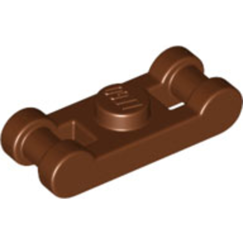 LEGO PART No: 78257 (ชิ้นส่วนเลโก้) Plate, Modified 1 x 1 with Bar Handles on Ends