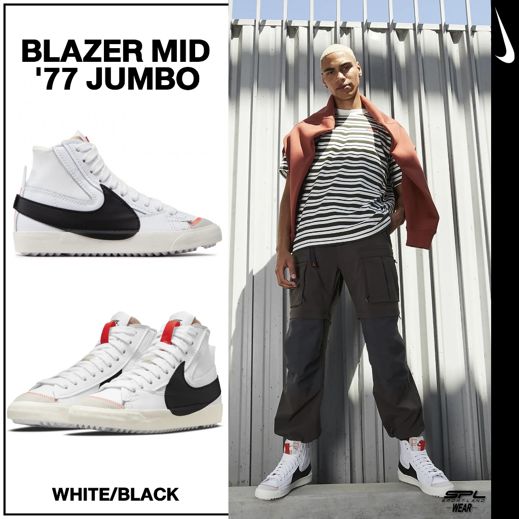 Nike Collection ไนกี้ รองเท้าผ้าใบ รองเท้าลำลอง M Blazer MID 77 Jumbo DD3111-100 / Blazer MID 77 Vintage BQ6806-100
