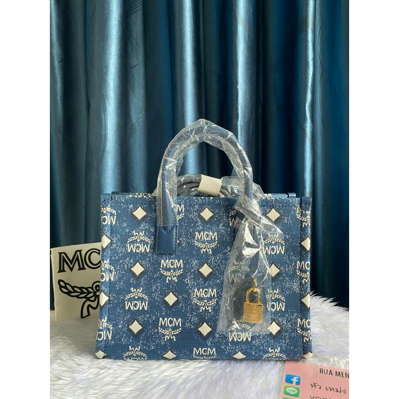 MCM Munchen Tote Denim