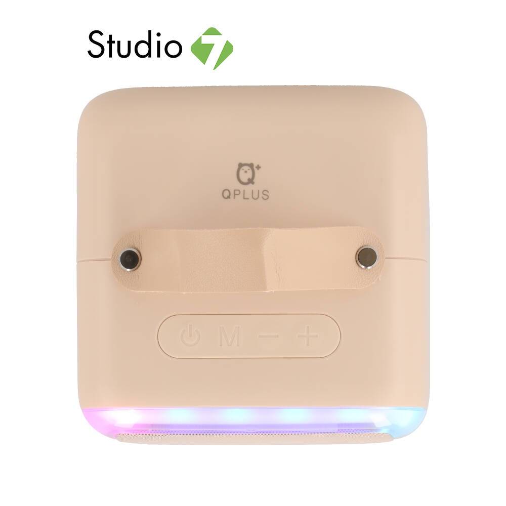 ลำโพงบลูทูธ QPLUS LED mini Cube II with MIC by Studio7
