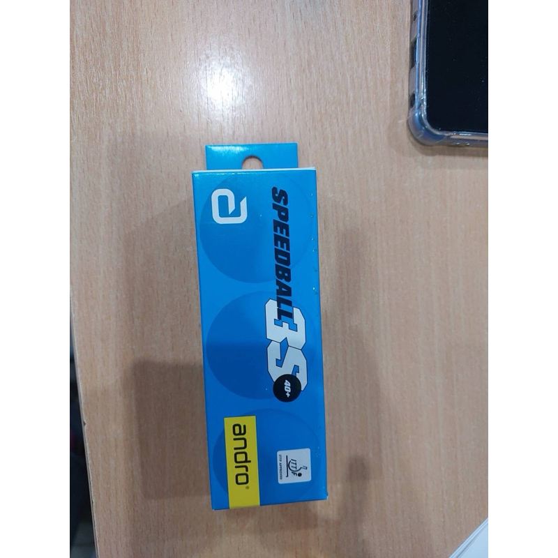 ลูกปิงปอง Andro Speedball 3S 40+ 3 Stars (ITTF) (ราคา/3 ลูก)