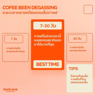 Tookone Coffee Floral Ethiopia Blend เมล็ดกาแฟนอก คั่วกลาง - คั่วอ่อน หอมเบาๆ Light Medium Roast House Blend 200g