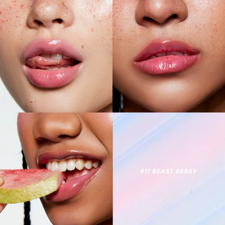(FLASH SALE! 99.-)LA GLACE MELTED SUNDAE LIP BALM OIL CLICK ลิปบาล์มออยลากลาส