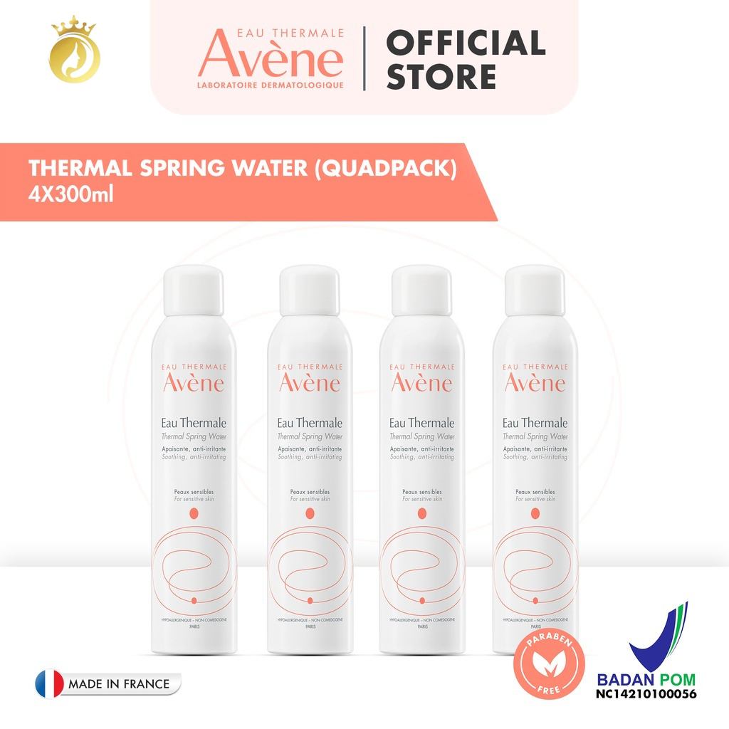Avene Thermal Spring Water อาเวน สเปรย์น้ำแร่ปลอบประโลมผิว ลดการระคายเคือง 300ml