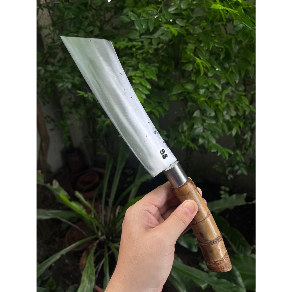 มีดแรมโบ้ Rambo อีตัด Cutting มีดแคมป์ มีดเดินป่า camping knife มีดสนาม ใบ 7.2” ตีร้อน ผิวขัด คอสแตน