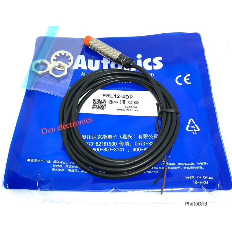 PRL12-4DP เซ็นเซอร์ Autonics sensor proximity switch 12M ชนิด PNP-NO (10-30VDC) ของใหม่ สินค้าออกบิล