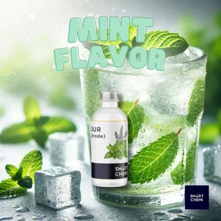 กลิ่นผสมอาหารเข้มข้น กลิ่นมิ้น ( Mint ), ละลายน้ำ ( Water Soluble ) Flavour 30 g, 100 g