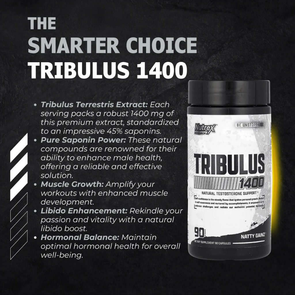 Nutrex Tribulus 1400 (90Capsules) ราคา ถูกที่สุด ดีลบีเคเค แกลเลอรีภาพที่ 6