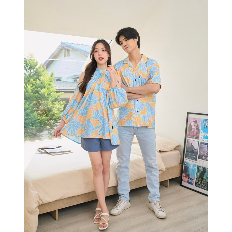 ใช้โค้ด 30% เสื้อเปิดไหล่ตัวละ 224.- Minimal Mabel Set เชิ้ตแขนสั้น เสื้อเปิดไหล่ Shirt และ Blouse