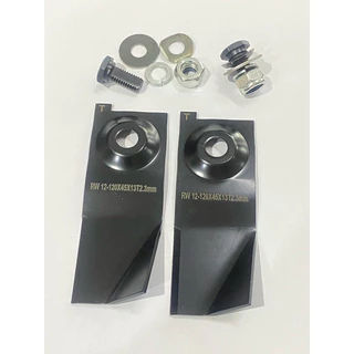 ใบมีดตัดหญ้า รถเข็นตัดหญ้า 4ล้อ GXV160 โครง Rowel ใบตัดหญ้า ฮอนด้า Honda GXV 160 (รูน้อตบุ๋ม) ดอกบัว Lotus