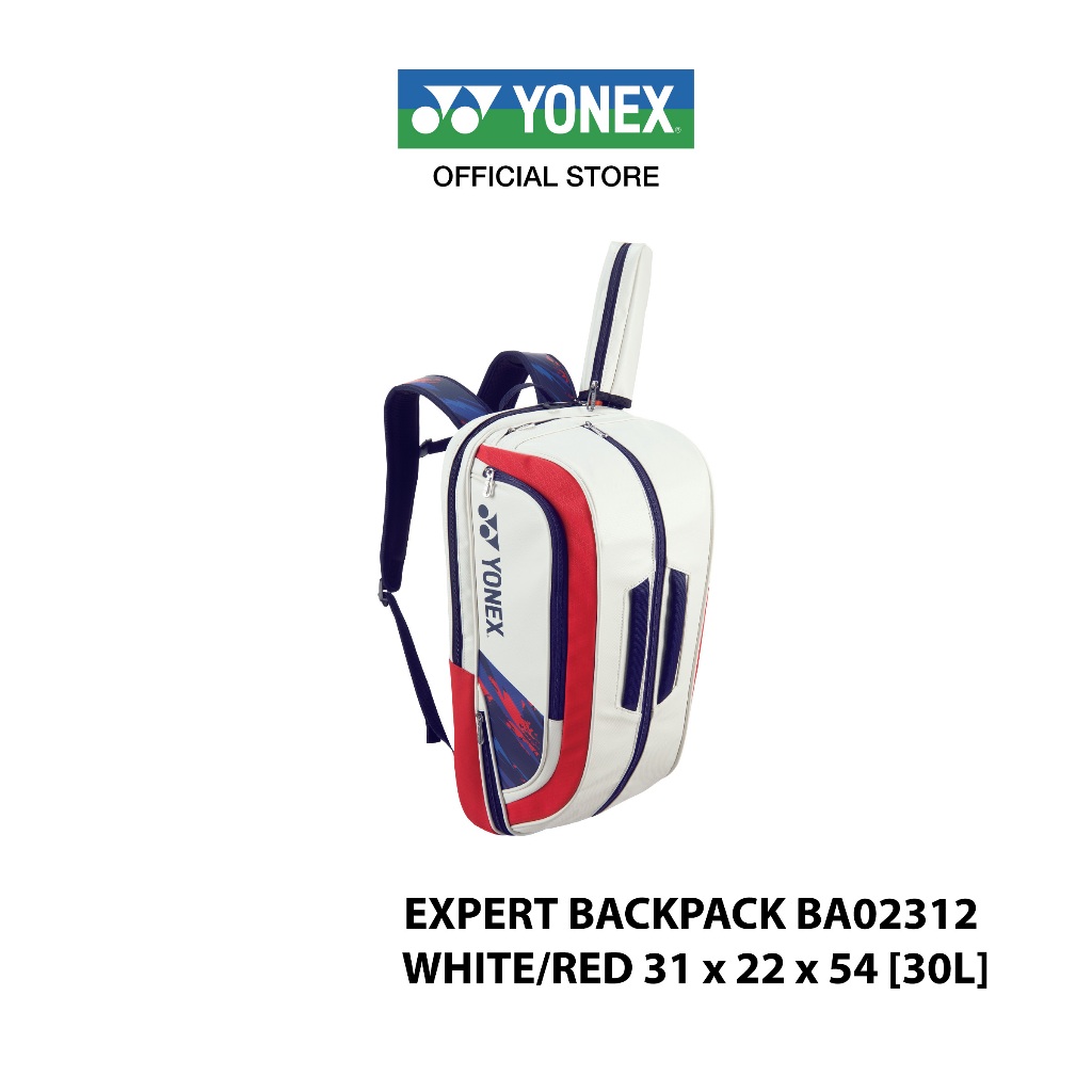 YONEX EXPERT BACKPACK (BA02312) กระเป๋าแร็คเก็ต สำหรับแข่งขันขนาดเล็กสามารถใส่แร็คเก็ต 3 ไม้ และ ช่องใส่รองเท้า