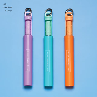 Ergonomic Collapsible Straw หลอดสแตนเลสพกพา พับเก็บได้ นิ่มไม่บาดปาก ไร้กลิ่น ปราศจากสาร BPA