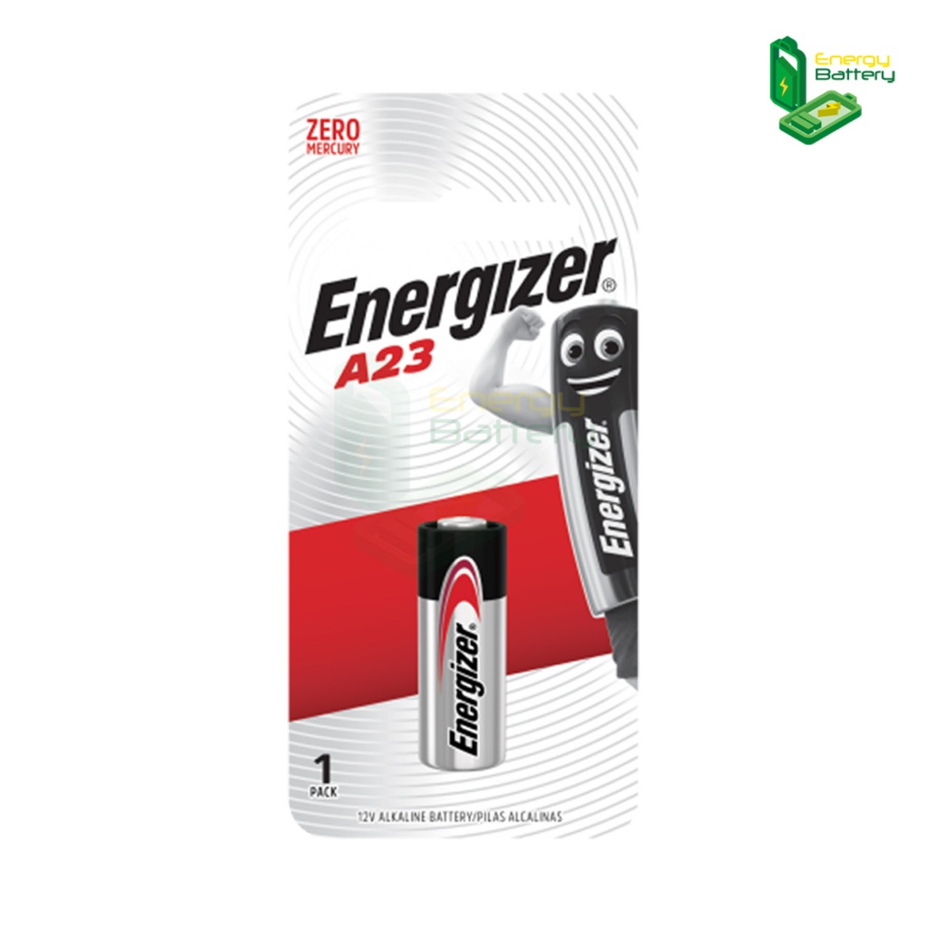 ถ่าน Energizer Alkaline battery 12V รุ่น A23 (LRV08, MN21, V23GA, GP23A)