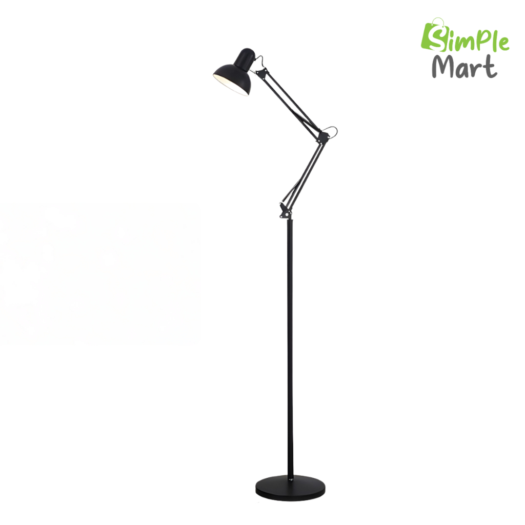 โคมไฟตั้งพื้น โคมไฟประดับห้อง Floor lamp ขั้วE27 ปรับระดับได้ หมุน 360 องศา ดีไซน์โมเดิร์น สำหรับห้อ