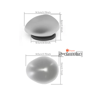 1PCS หินกลม 14.5CM ไฟเหลือง โคมไฟโซล่าเซลล์ Solar Light 4LED โคมไฟตกแต่งสนามหญ้า