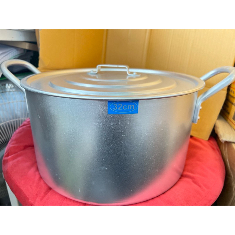หม้ออลูมิเนียม  หม้อเวัยตนาม  หม้อหุงต้ม รุ่นหนา ขนาด 32 cm 34 cm 36 cm