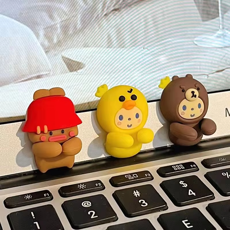 ซิลิโคนจัดระเบียบสาย USB Winder คลิปการจัดการสายเคเบิลที่ยืดหยุ่นสำหรับหูฟัง เมาส์ - รูปที่ 2
