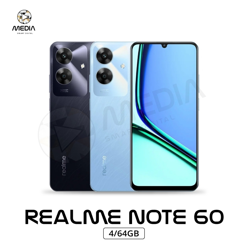 Realme note 60 (4+64 / 4+128 / 6+128GB) หน้าจอ 6.74 นิ้ว แบตเตอรี่ 5000 mAh ประกันเครื่องศูนย์ 1 ปี