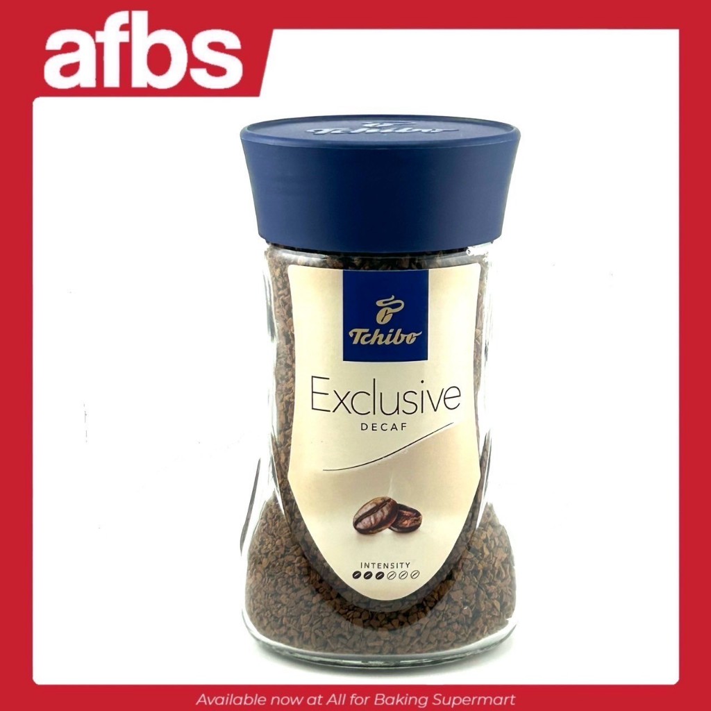 SUPERMART Tchibo Exclusive Decaf 100g. ทชิโบเอ็กซ์คลูซีฟดีแคฟกาแฟสำเร็จรูป 100 กรัม#1108493