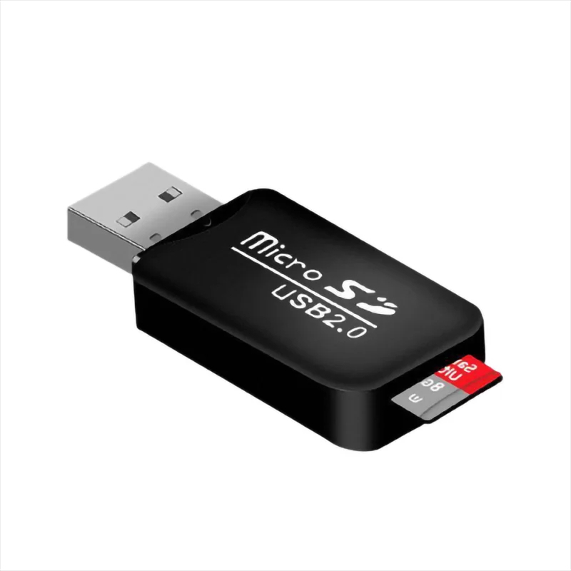 Mini USB2.0 Micro SD TF T-Flash Memory Card USB2.0 Card Reader Adapter For Windows USB Memory Card Classic Adapter