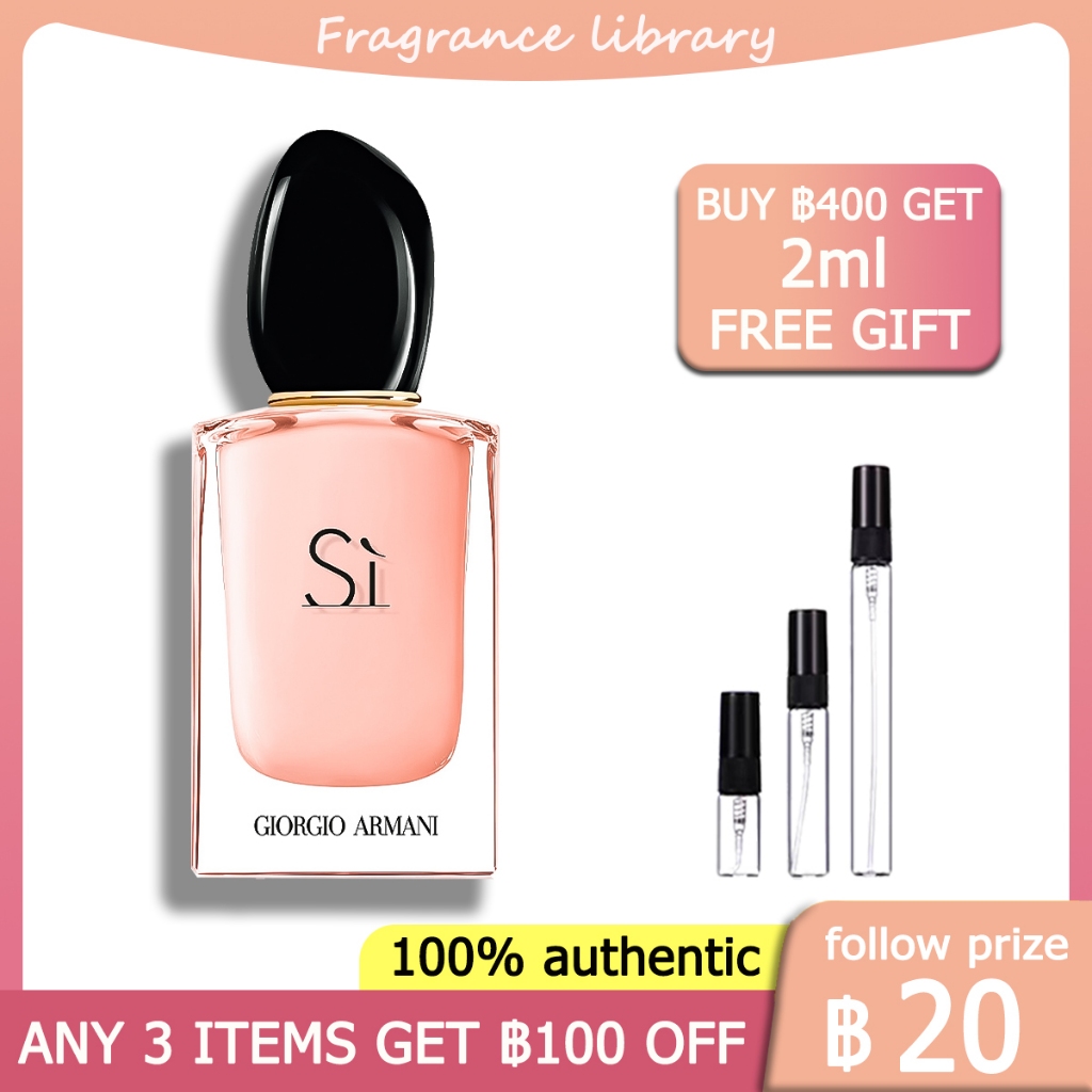 [100%ของแท้ ] Si Fiori EDP 2ml/5ml/10ml น้ําหอมผู้หญิง
