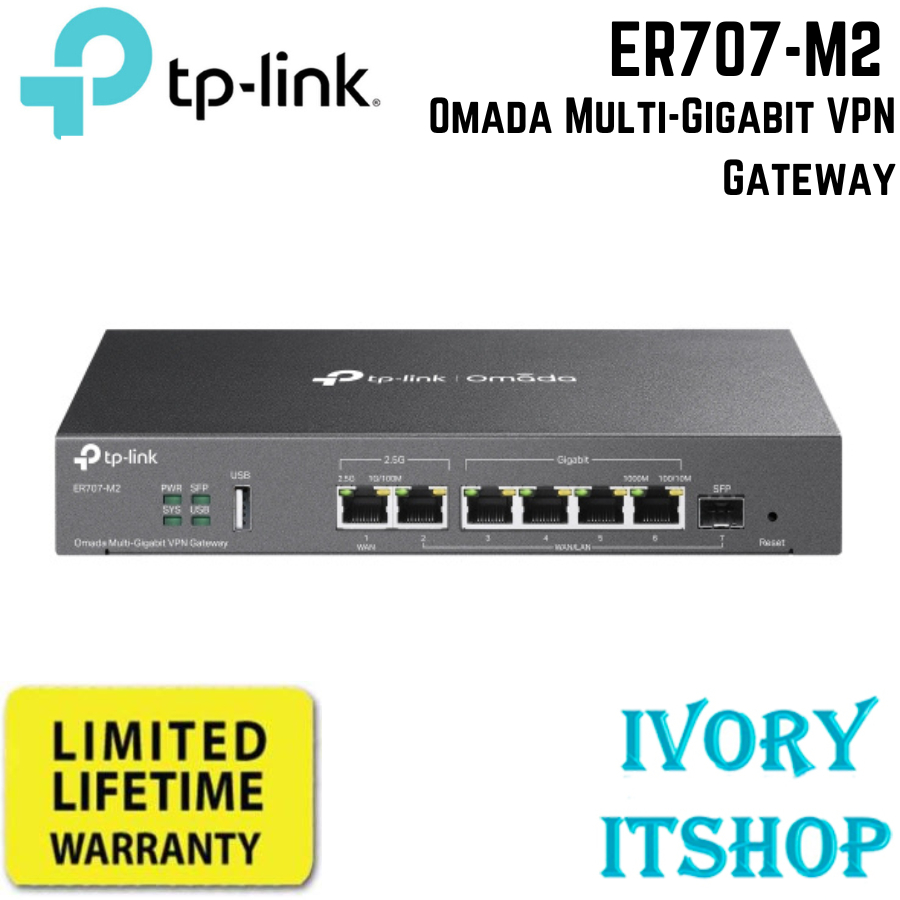 TP-LINK ER707-M2 Omada Multi-Gigabit VPN Router