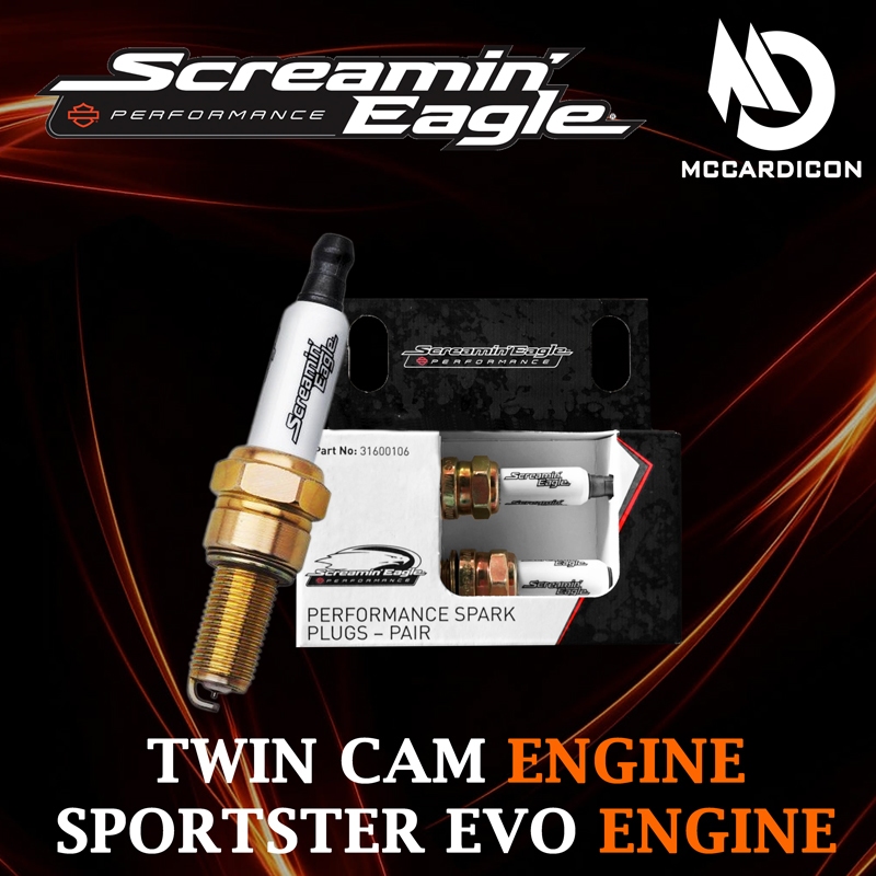 หัวเทียน (Spark Plug) สกรีมมิ่ง อีเกิ้ล (Screamin' Eagle) สำหรับฮาเลย์ เดวิดสัน ทวินแคม (Twin Cam)