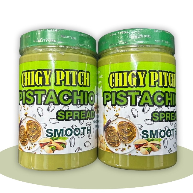 CHIGY PITCH Pistachio Spread แยมถั่วพิสตาชืโอ มี 2 แบบ น้ำหนัก 500 กรัม สืนค้านำเข้าจากมาเลเซีย