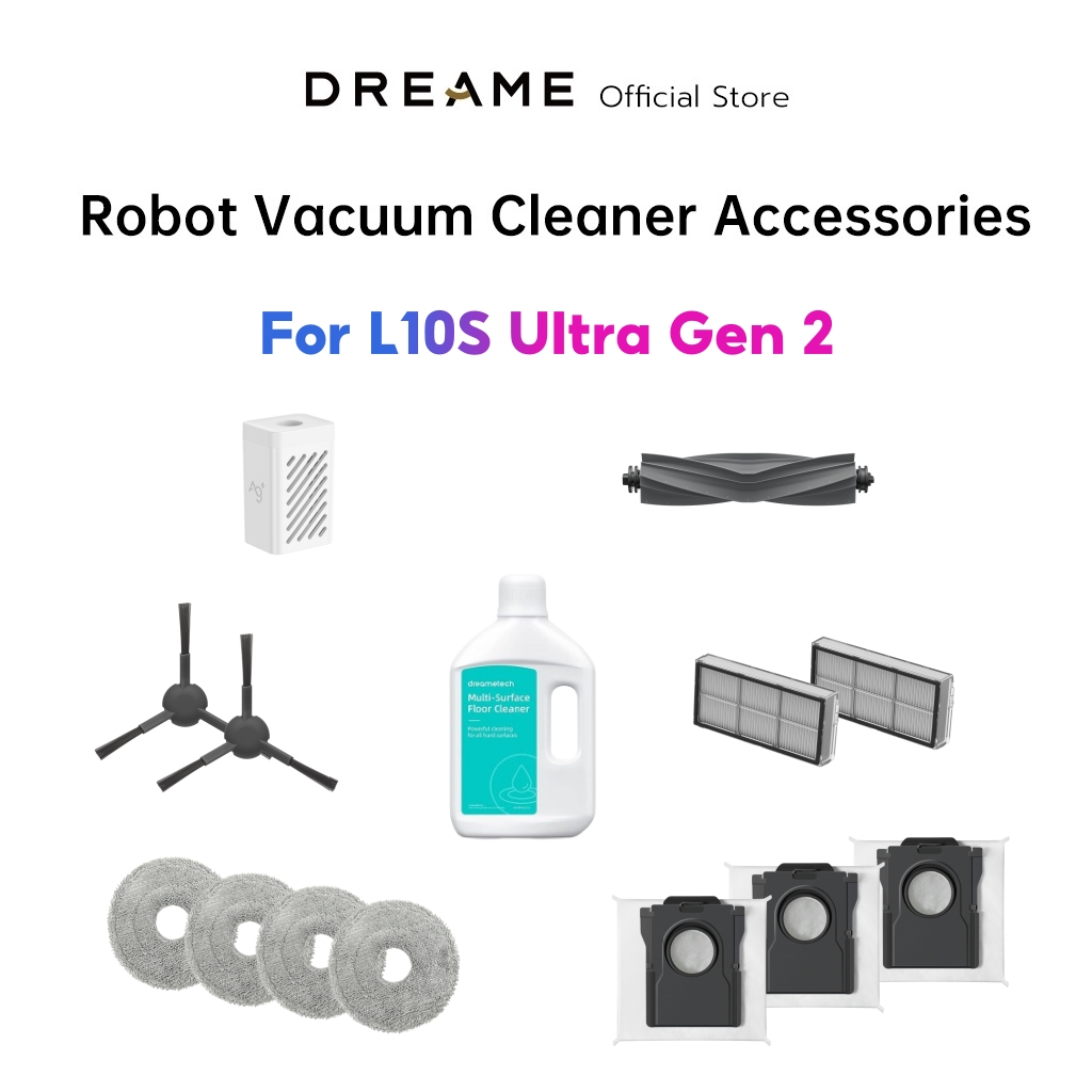 Dreame L10S Ultra Gen 2 Accessories | อุปกรณ์เสริมหุ่นยนต์ดูดฝุ่น