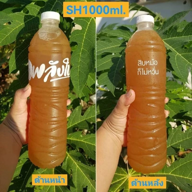 ขวดPET 1000มล. (SH1000ML) จำนวน 50 ใบ 205 บาท และขวดพร้อมสกรีน 50 ใบ 230 บาท