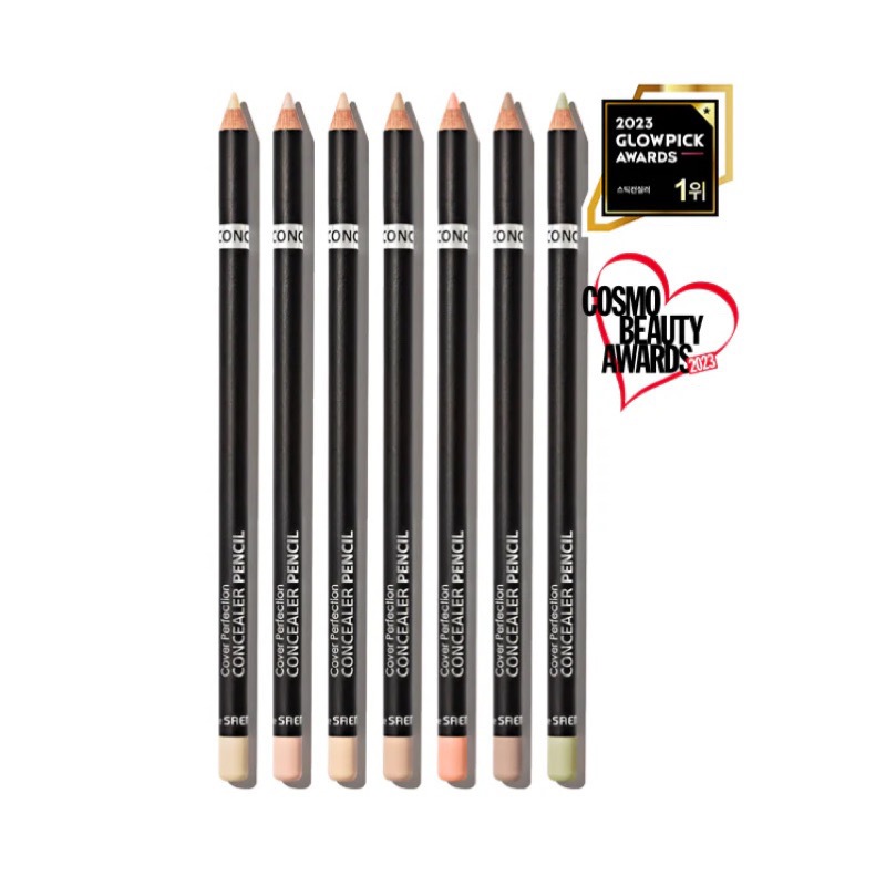 (PENCIL)พร้อมส่ง/ ของแท้ THE SAEM COVER PERFACTION CONCEALER PENCIL 2.5 g