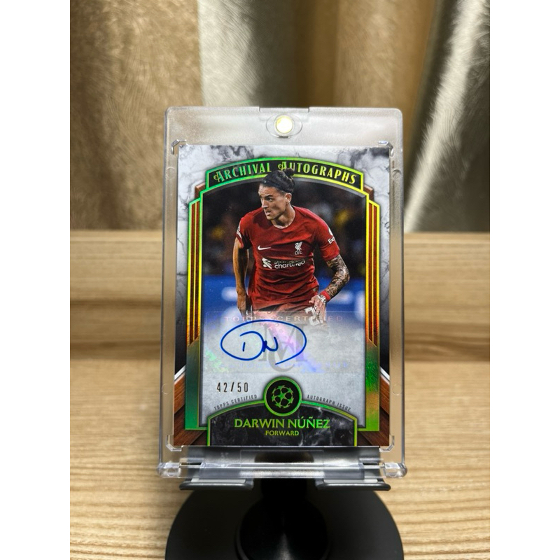 Topps Museum Darwin nunez /50 ดาวิน นูนเญส ลายเซ็น