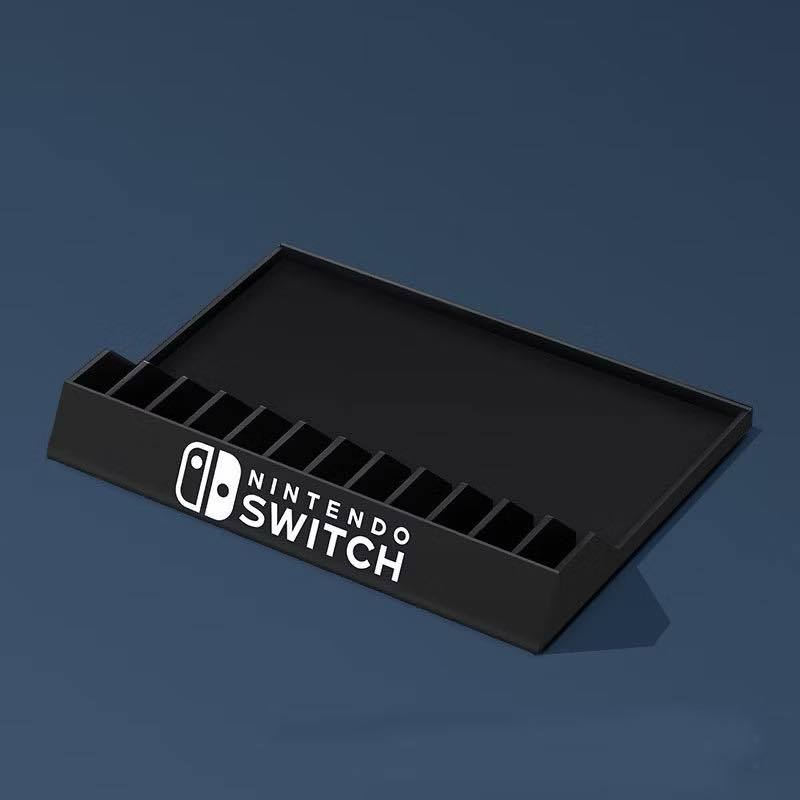 ชั้นวางแผ่นเกม อุปกรร์เสริมหรับ  nintendo switch 12 pcs