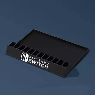 ชั้นวางแผ่นเกม อุปกรร์เสริมหรับ nintendo switch 12 pcs
